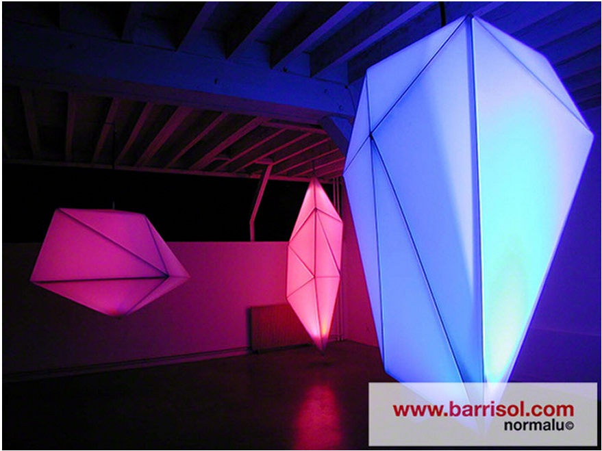 Barrisol Lighting 3D Forms